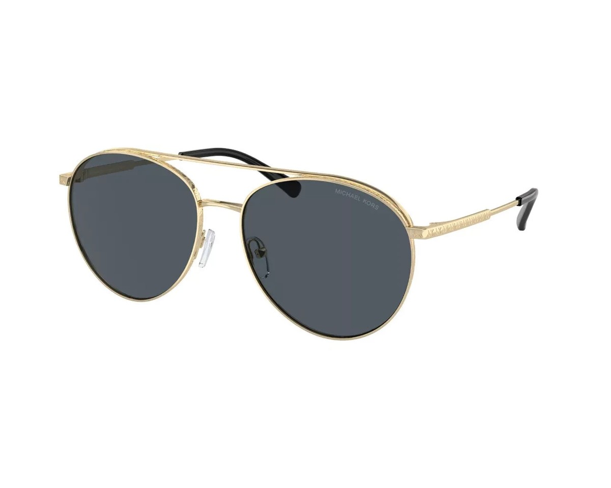 Michael Kors アヒエタ フレム サンクラス ARCHESMK1138 101487 MICHAEL KORS MK1138 101487 Arches Light Gold Grey Solid 58