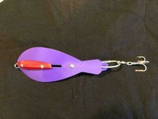 TJ CUCCHIAIO BUNKER, CUCCHIAIO BASSO A RIGHE, CUCCHIAIO PESCE AZZURRO, CUCCHIAIO TROLLING - VIOLA