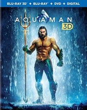 Aquaman 3D Blu Ray Blu Ray DVD Digital - Brand New Sealed