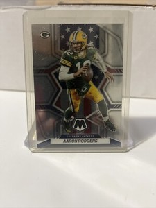2022 Panini Mosaic Football Aaron Rodgers #252 National Pride Silver