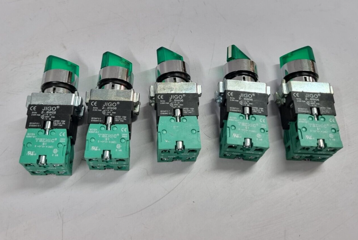 Jigo Z-..BW06 Illuminated Selector Switch with Teknic 60947 Jigo Z-..BW06 Illuminated Selector Switch with Teknic 60947
