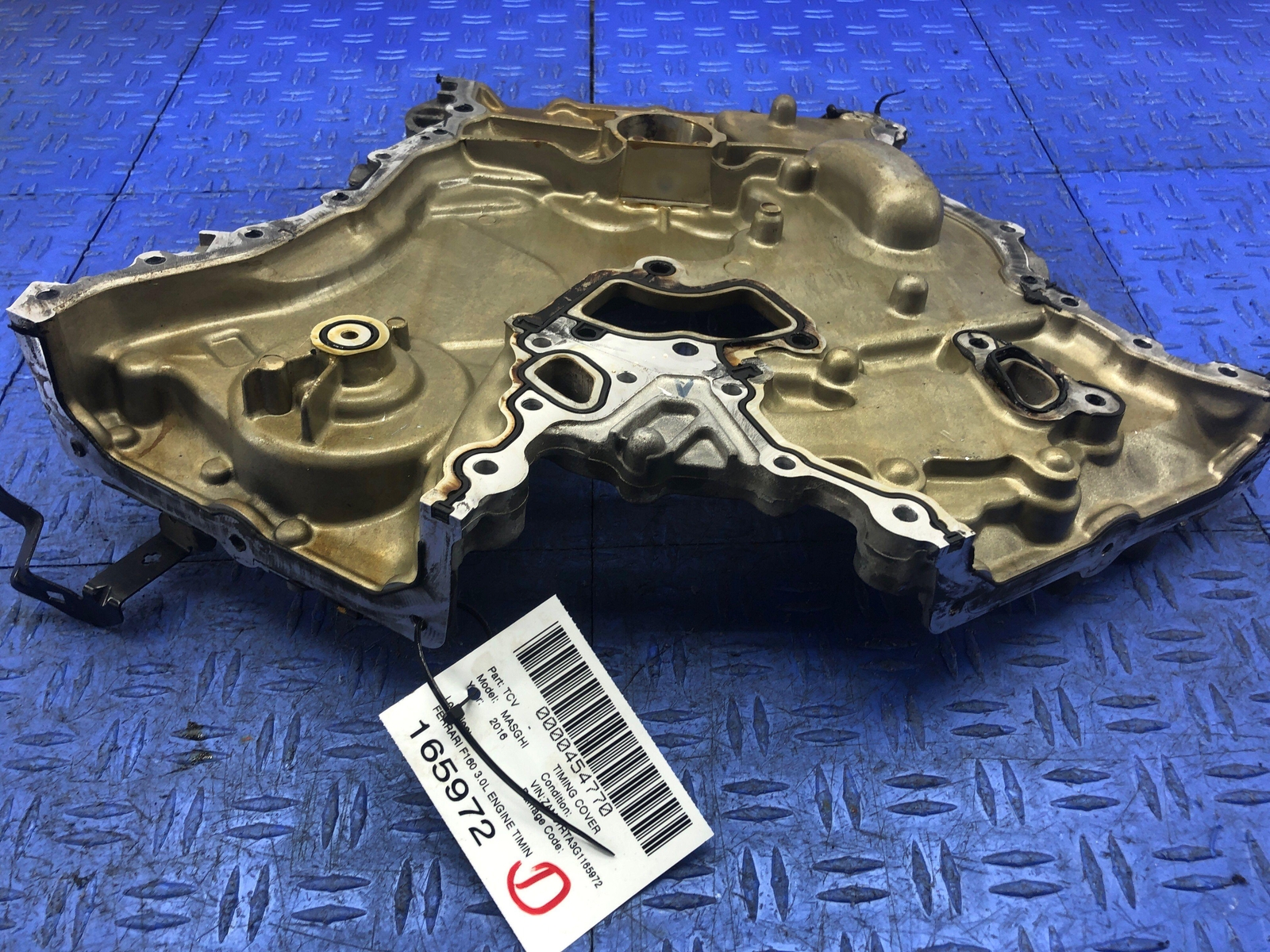 2014-2021 MASERATI GHIBLI FERRARI F160 3.0L ENGINE TIMING CHAIN COVER OEM 2015