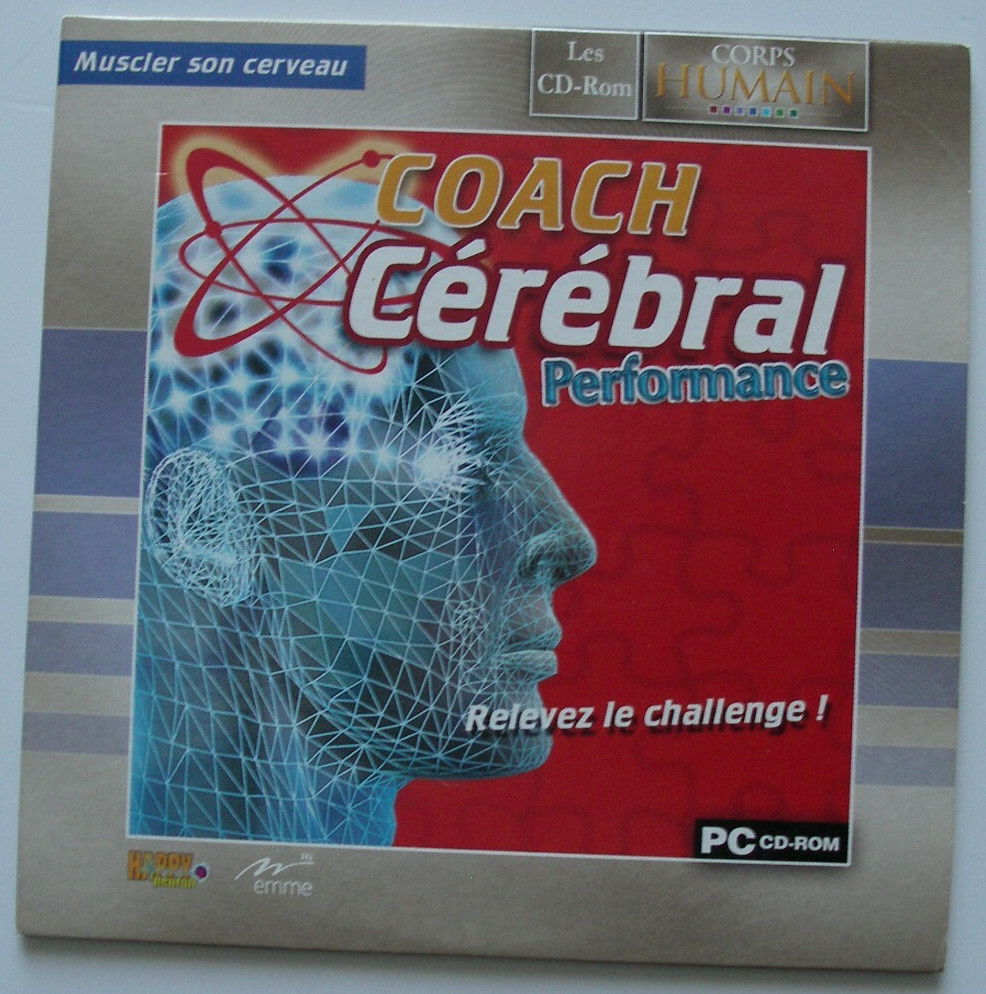 Entraînement de la mémoire avec le coach cérébral PC CD-ROM contre l'oubli