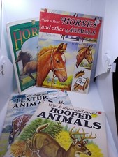 Draw  Paint Horses, Animal Texture  Hoofed Animals Instructional Painting Set