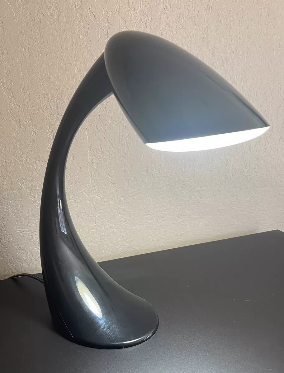 VINTAGE 90s VERILUX SMARTLIGHT CURVE BLACK DESK LAMP