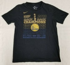 Nike Golden State Warriors 2018 back 2 back champ locker room t-shirt youth sz L