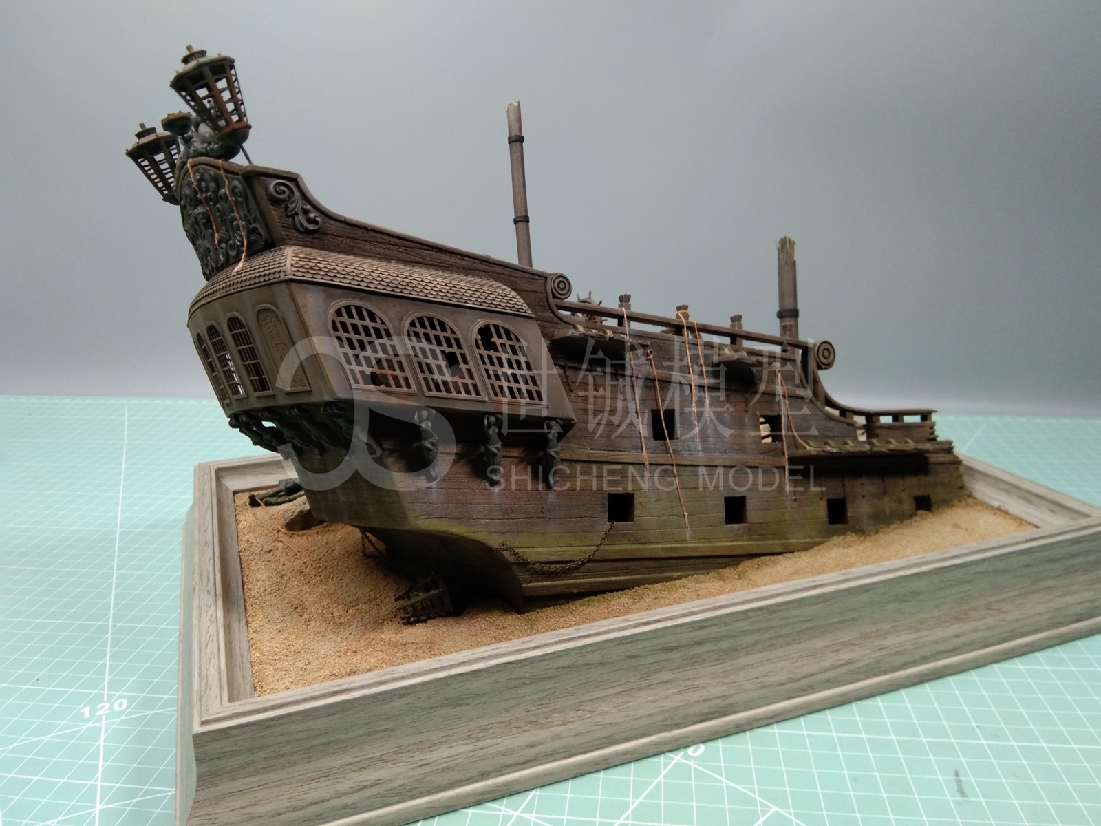 The Black Pearl 148 Stranding Scene Wooden Model Ship Kit eBay
