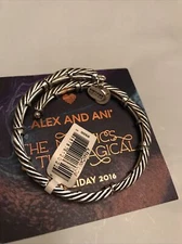 $58 Authentic Alex and Ani Eve Wrap Rafaelian Silver V16W47RS NWT&MC Vintage 66