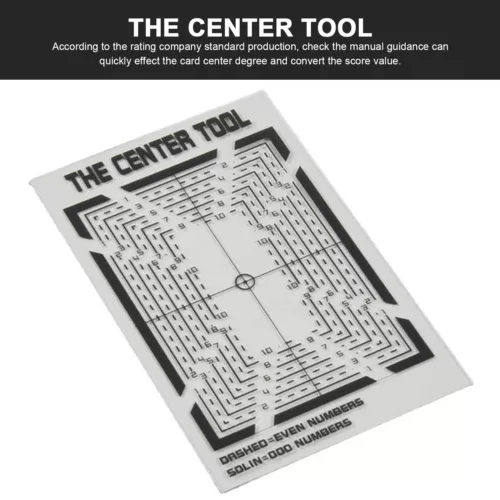 Sports Trading card PSA/BGS grading Kit centering tool with 30x magnifying glass - Picture 8 of 8