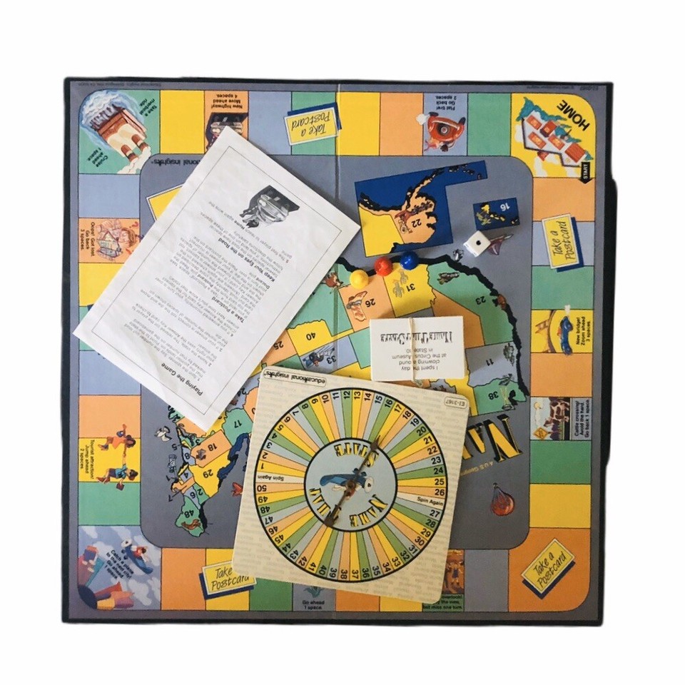 NAME THAT STATE Educational Insights Board Games Geographical Learning