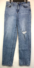 Cello Denim Jeans Women's Juniors Size 7 Blue Straight Mid Wash 1981 