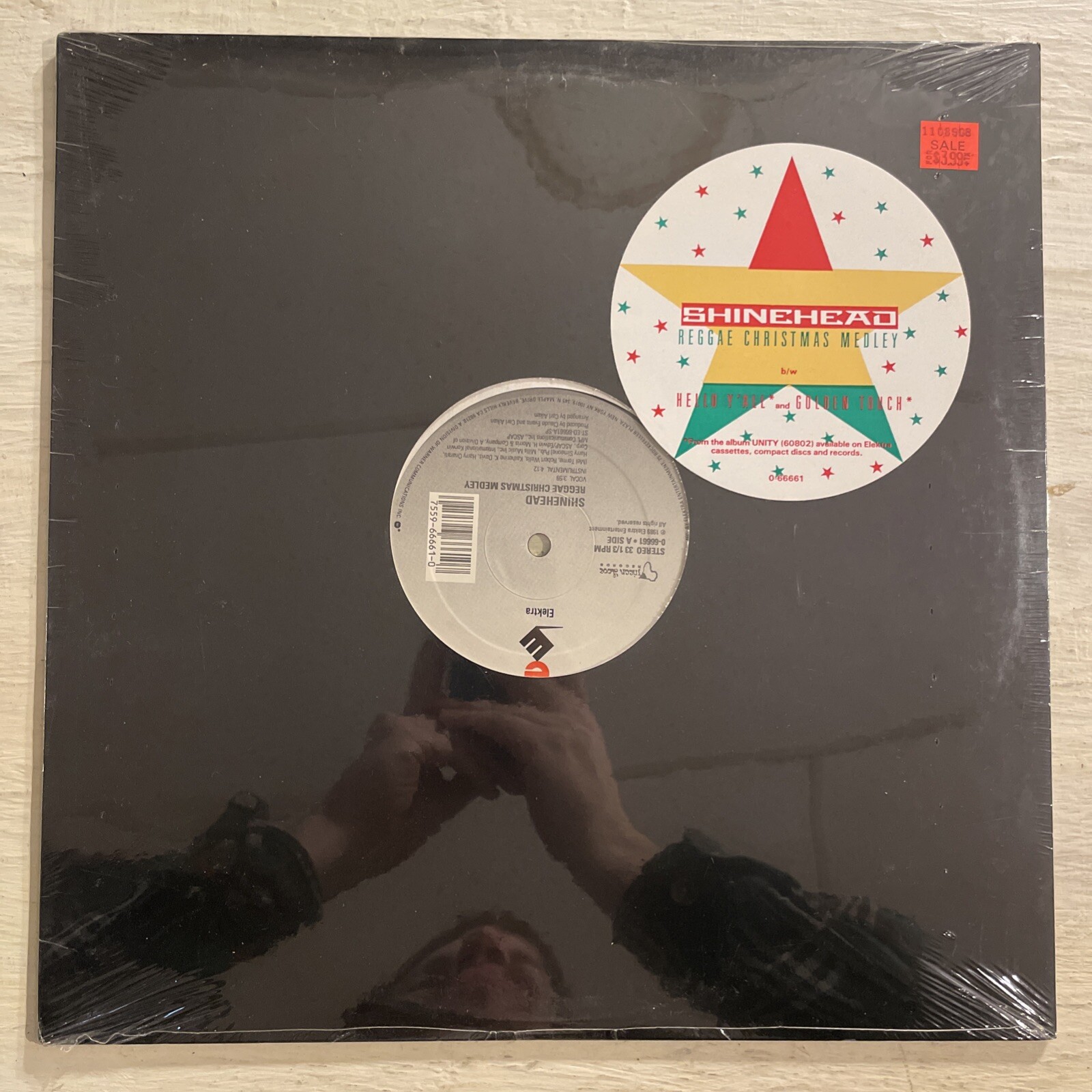 RARE HOLIDAY Shinehead Reggae Christmas Medley 12” Maxi Single Elektra SEALED!!!