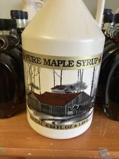 100% Pure New York Maple Syrup 1/2 Gallon Grade A  Adirondack Mountains
