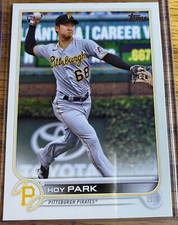 2022 Topps Hoy Park #184 Rookie Pittsburgh Pirates Baseball Card. rookie card picture