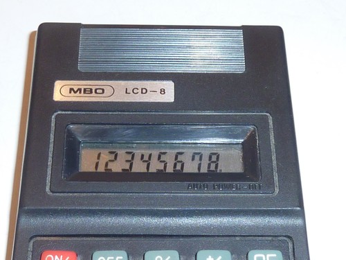 pour pieces LOT 2 ancien CALCULATRICE SR-20 universal JAPAN + MBO LCD-8 GERMANY - Photo 5/24