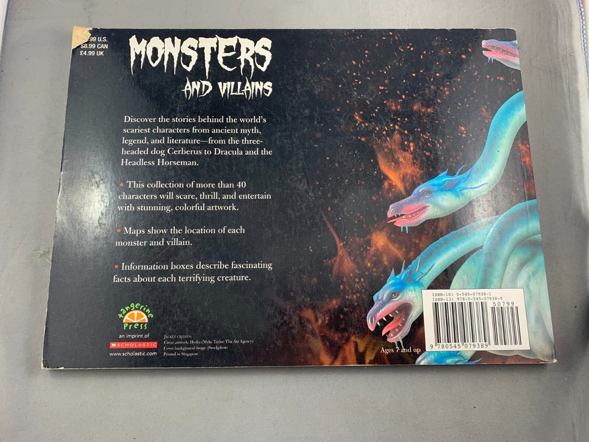 Monsters and Villains of The Movies and Literature McCall Gerrie 0545079381  for sale online | eBay UK
