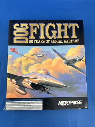 Dog Fight 80 Years of Aerial Warfare ~ F16 Combat Pilot ~ Atari ST ~ Save Ship ~ - Picture 3 of 24