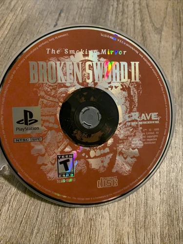 Broken Sword II: The Smoking Mirror (Sony PlayStation 1, 1999) Disc Only
