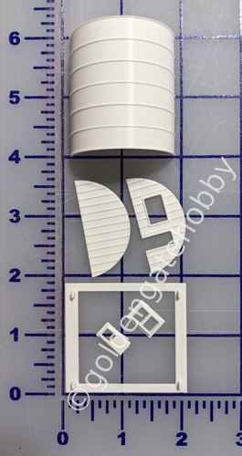 N Scale Quonset Hut 3D Printed Structure Kit, White, High Quality, In Stock! - Picture 5 of 9
