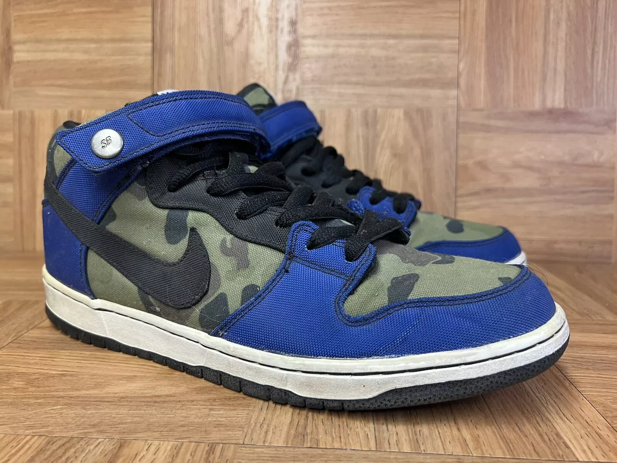 Nike sb best sale dunk mid bleu