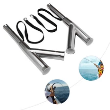 Pair of Boat Outrigger Rod Holder Adjustable Fishing Rod Holder for Marine Yacht