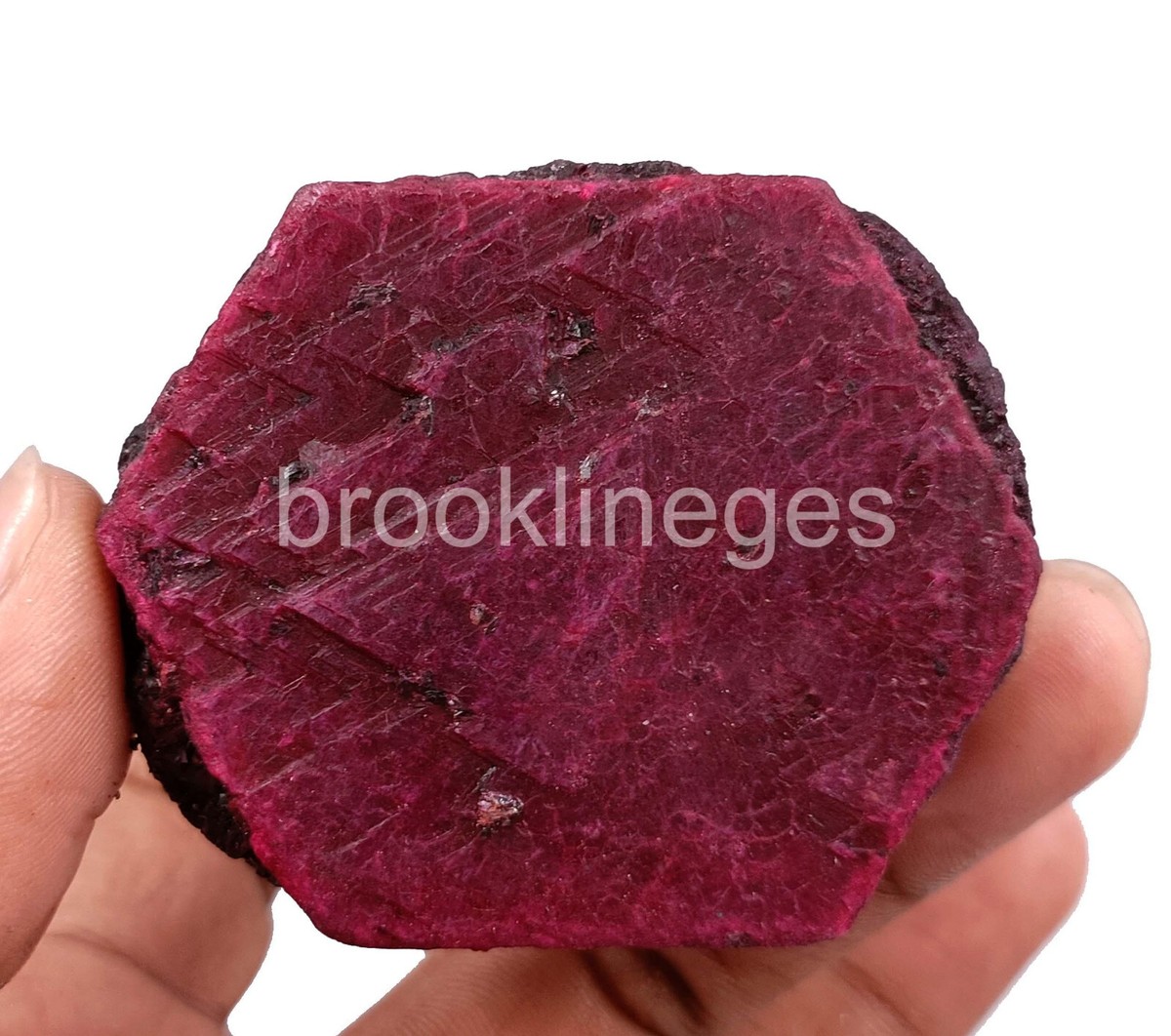 DYED Natural Certified 799.Ct African Red Ruby Dyed Rough Loose