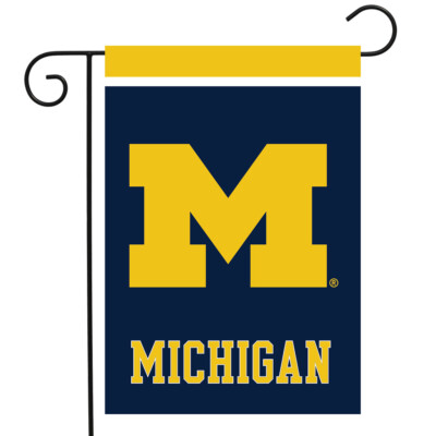Michigan Wolverines Garden Flag NCAA Licensed 12.5'' x 18'' Briarwood Lane