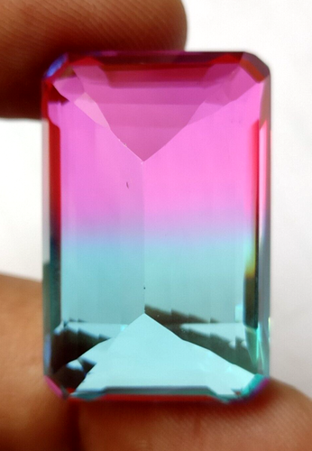 AAA+ Large Tourmaline 74.85 Ct. Emerald Cut Loose Gemstone Gift for Women/Her - Picture 4 of 6