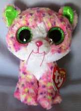 SOPHIE the Cat - Ty 6&quot; GLITTER EYES  Beanie Boos  NEW with MINT TAGS