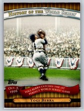 2010 Topps #HWS12 Yogi Berra History of the World Series New York Yankees