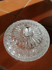 Centrotavola - Porta bon bon Vintage in cristallo.