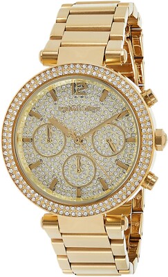 MICHAEL KORS PARKER WOMENS WATCH MK5856 GOLD - WARRANTY  display picture 2
