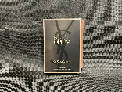 Yves Saint Laurent BLACK OPIUM Womens Perfume Sample 0.04oz / 1.2ml, New Stock