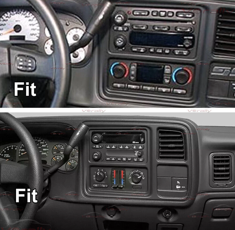 For 2007 GMC Sierra 1500/2500/3500 Classic , Radio Wireless CarPlay Android GPS - Image 3 of 4