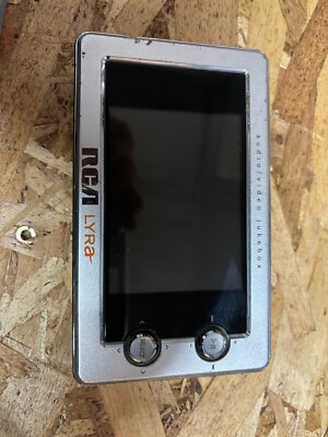 RCA Lyra 3.5'' Color LCD Screen Audio Video MP3 Jukebox 20GB - UNTESTED - READ lz