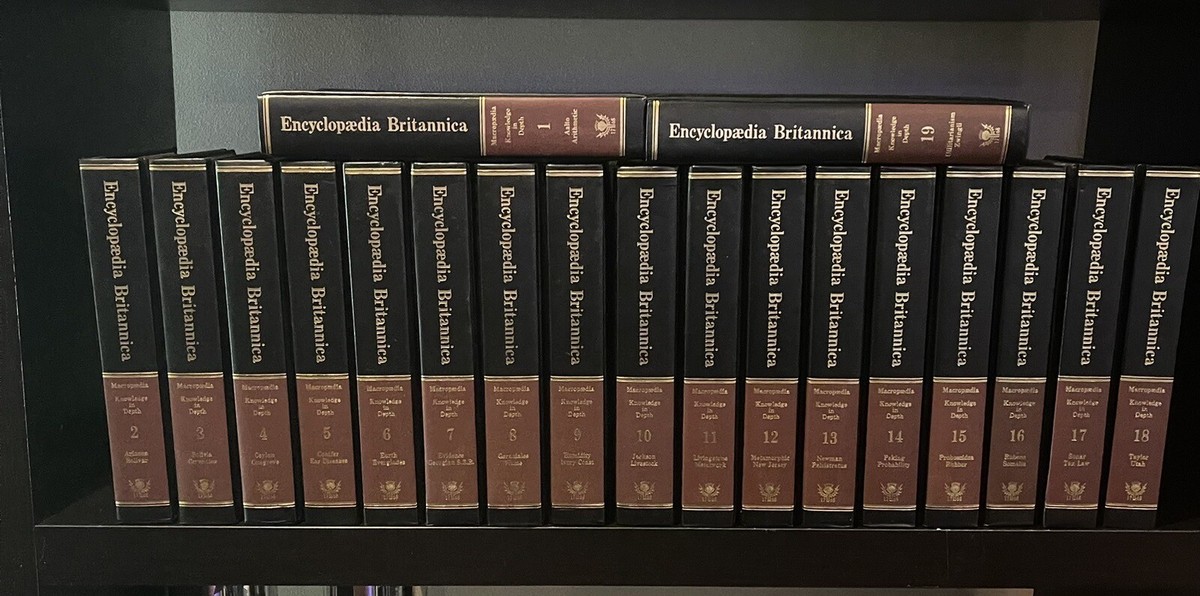 Encyclopedia Britannica 15th edition 1978 19 Books A-Z Black