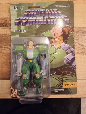 CAPTAIN COMMANDO - 52 TOYS - BABY HEAD ACTION FIGURE CAPCOM GAMES 10 CM STATUA 
