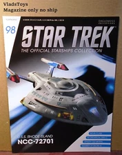 Eaglemoss Star Trek *Magazine only no ship* Issue #98 USS Rhode Island NCC-72701