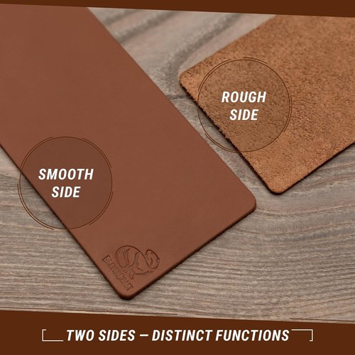 Beavercraft Ls2p1 Leather Strop Honing Sharpening Strop Knives Chisel Tools 7cm - Picture 5 of 6