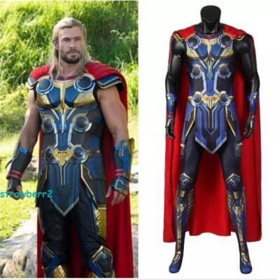 Thor:Love and Thunder Cosplay Costume Handmade Jumpsuit Outfit Sleeveless Ver. - Image 1 of 4