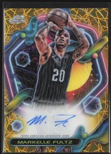Markelle Fultz 2023-24 Topps Chrome Cosmic #CCAV-MF Gold Interstellar Auto /50