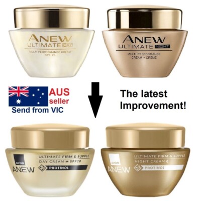 Avon Anew ULTIMATE Day + Night Cream w/h PROTINOL 2 x 50ml FREE SHIPPING New