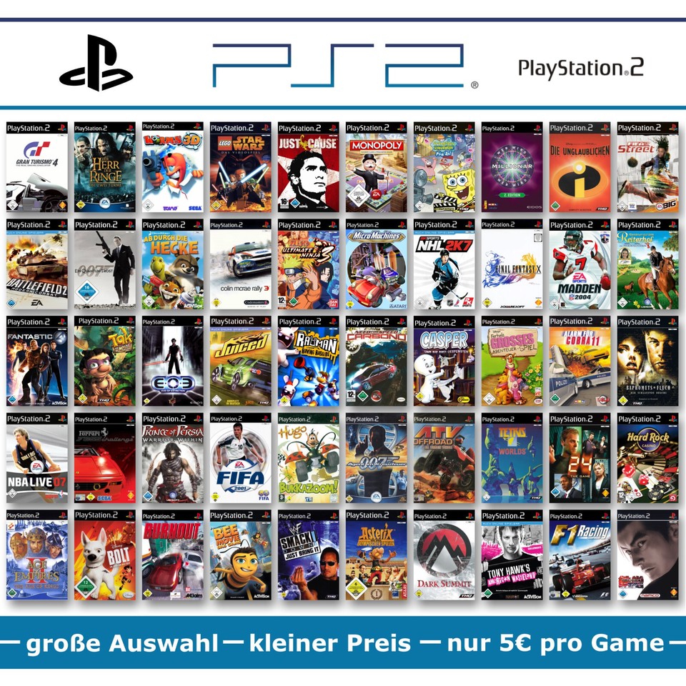 PS2 PlayStation 2 selección de juegos gran selección pequeño precio solo 5€ por juego 5️⃣🤩✅