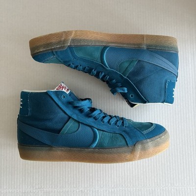 Nike SB Zoom Blazer Mid Premium Plus Teal Gum - Size 14 Mens Sneaker Shoes