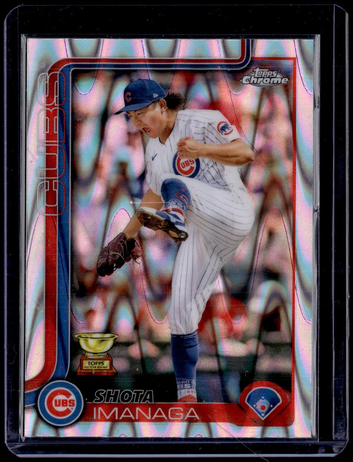 2025 Topps Chrome #149 Shota Imanaga Raywave Refractors