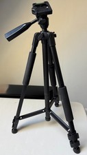 Tripod Black Aluminum Metal Camera Adjustable Legs 31.5" Countless Positions