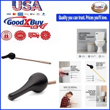 Brushed Bronze Toilet Handle - Front Mount Replacement for Most Toilets - Eas...