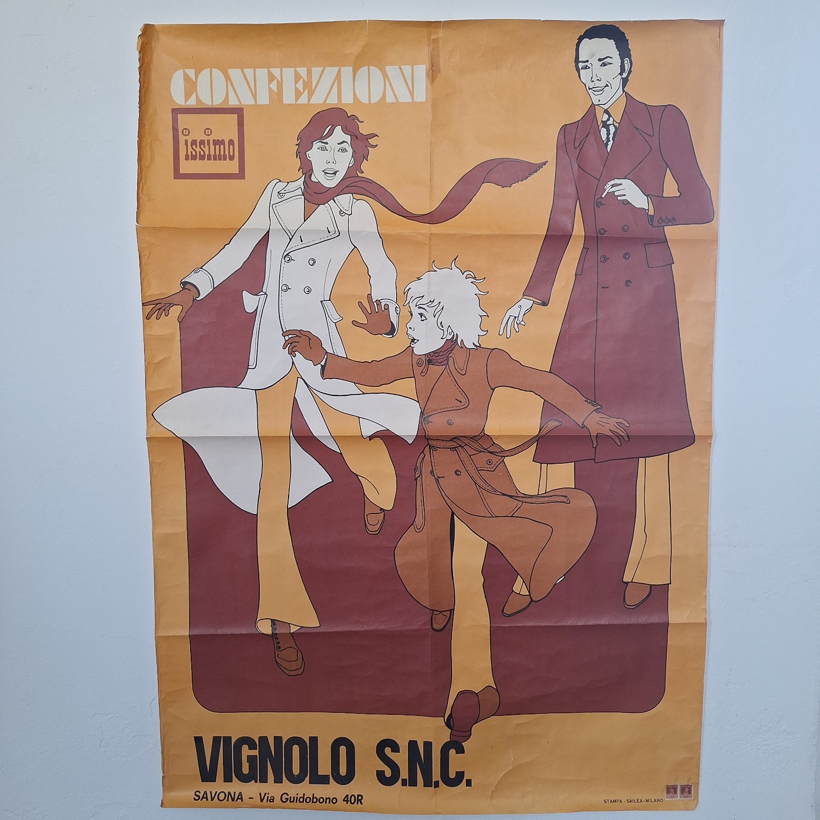 CONFEZIONI ISSIMO (MARZOTTO). Manifesto