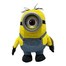 Despicable Me Minion Stuart Plush 9  Thinkway Toys Stuffed Toy