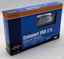 Linksys USB200M Compact USB 2.0 Network Adapter, 10/100